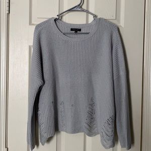 Oversized Distressed Sweater